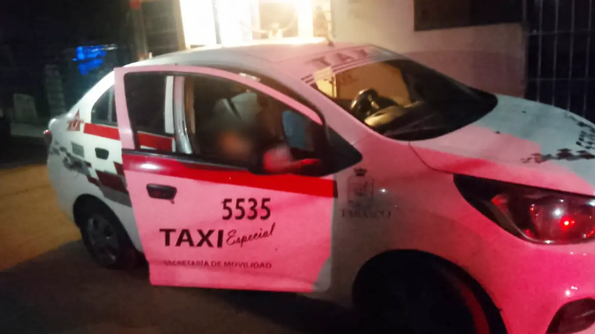 ejecutado en un taxi